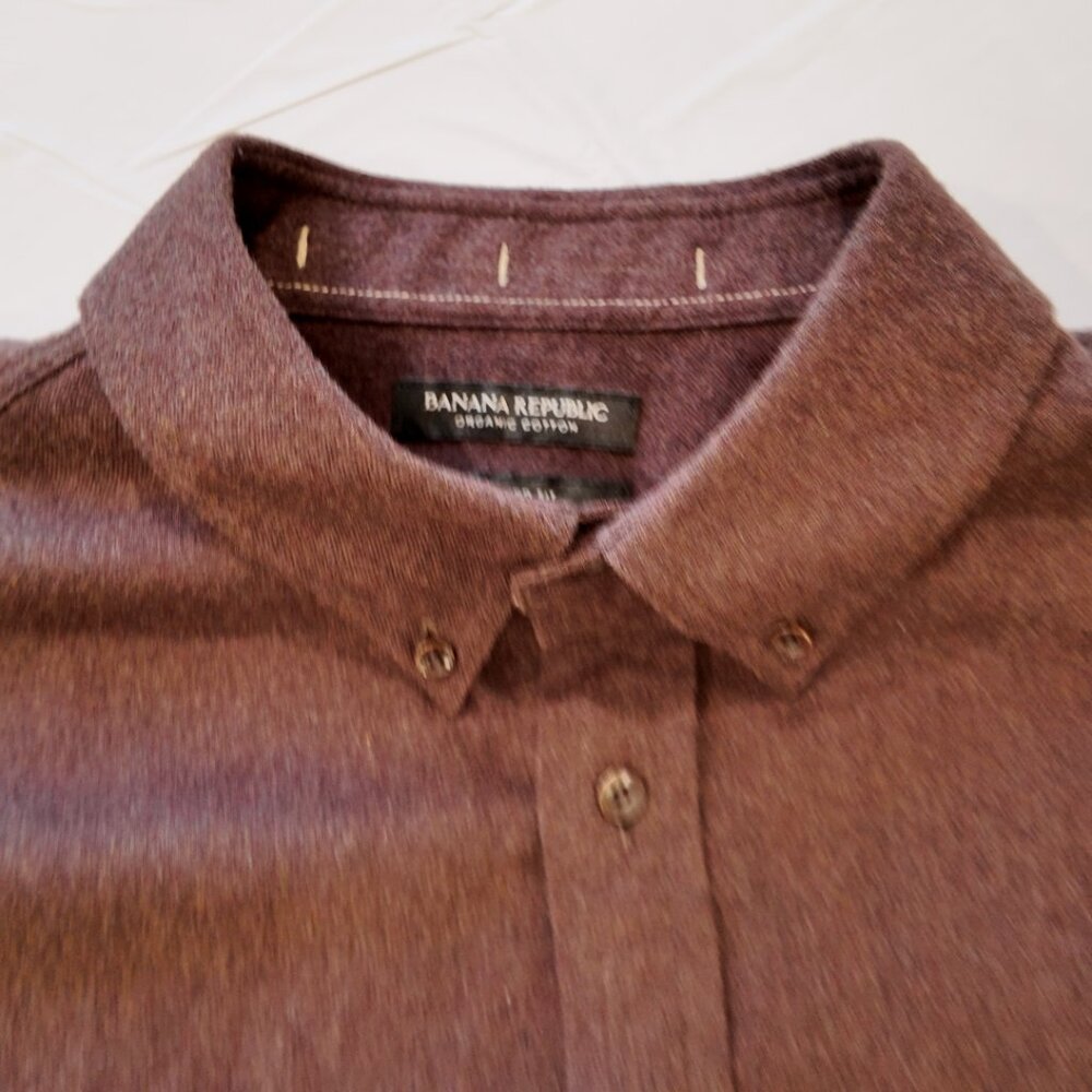 Banana Republic | Men's Untucked Flannel Shirt | Size Large - Picture 10 of 11